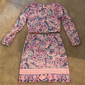 Lilly Pulitzer-Boca Chica Crop Top & Skirt Set